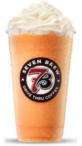 7 Brew Orange Sherbet Shake