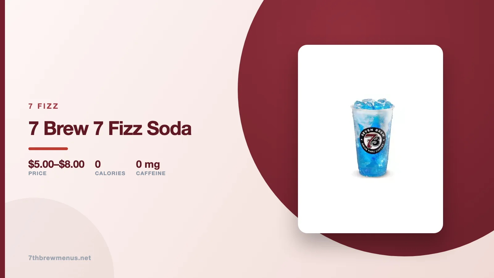 7 brew 7 Fizz soda