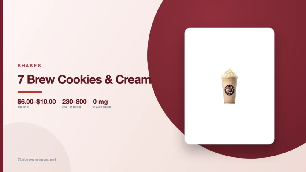 7 Brew Cookies & Cream