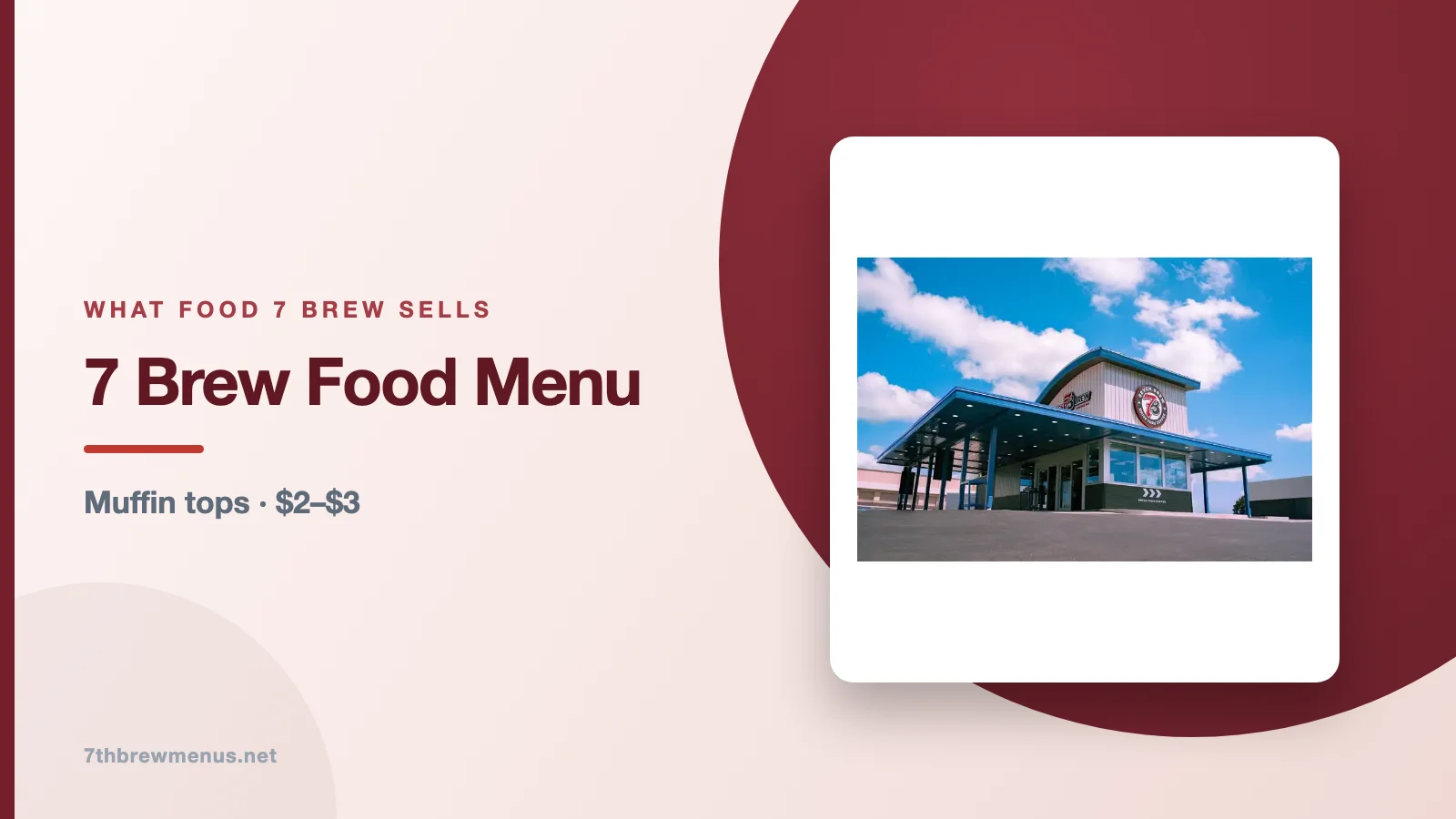 7 brew food menu