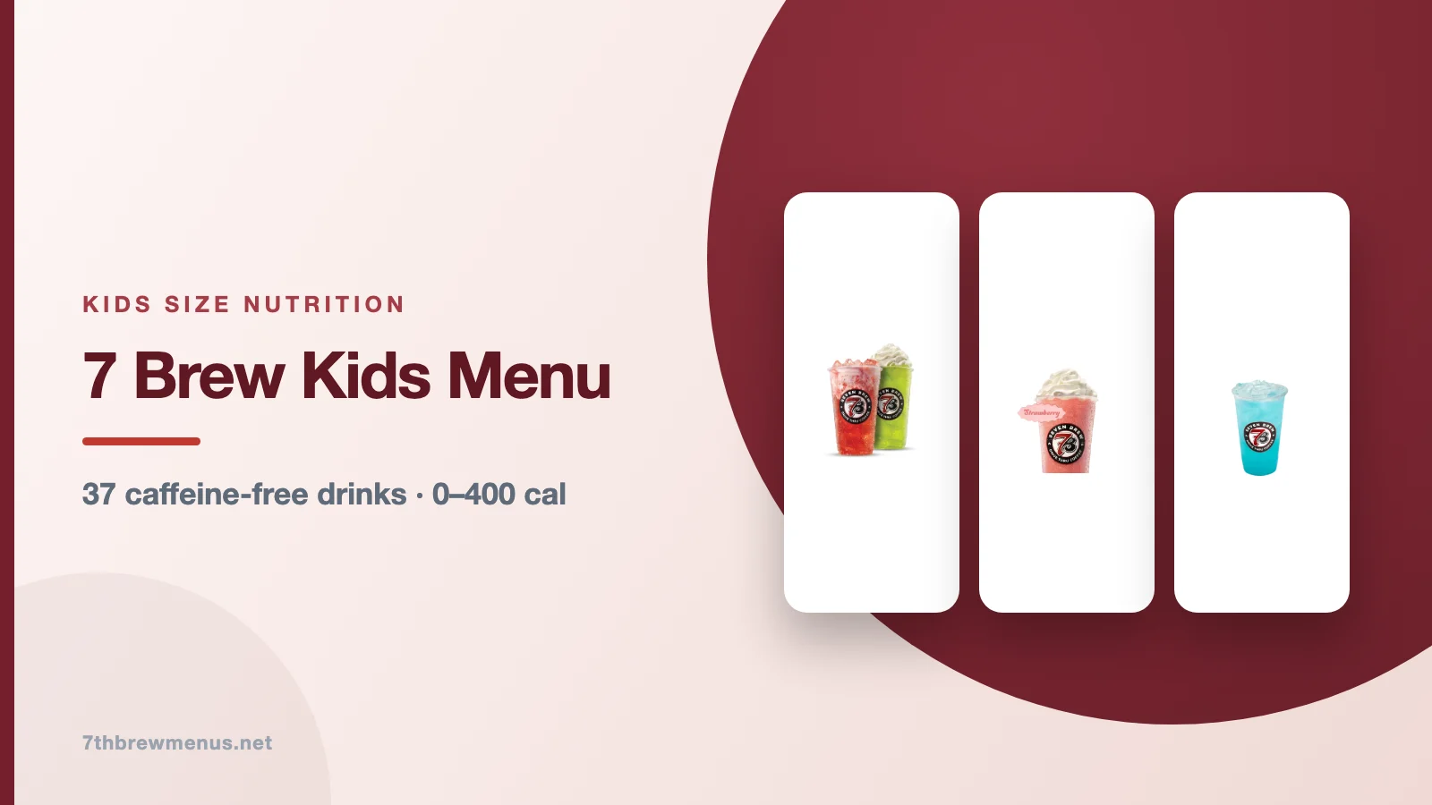 7 brew kids menu