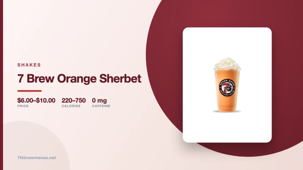 7 Brew Orange Sherbet
