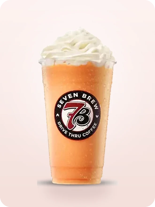 7 brew orange sherbet