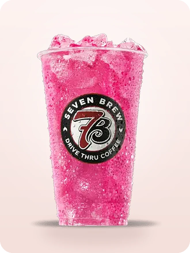 7 brew pink mermaid 7 fizz soda
