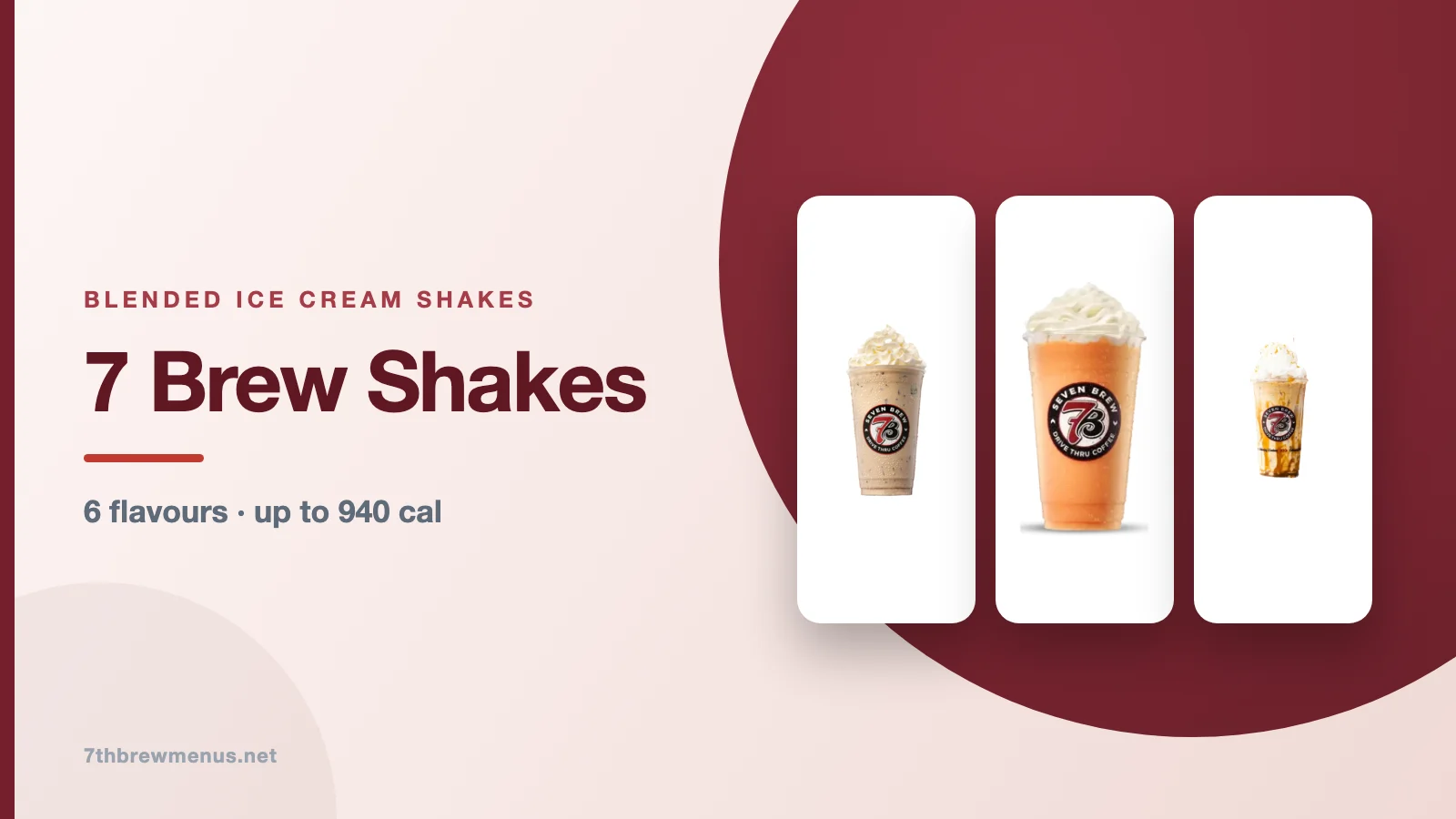 7 brew shakes menu