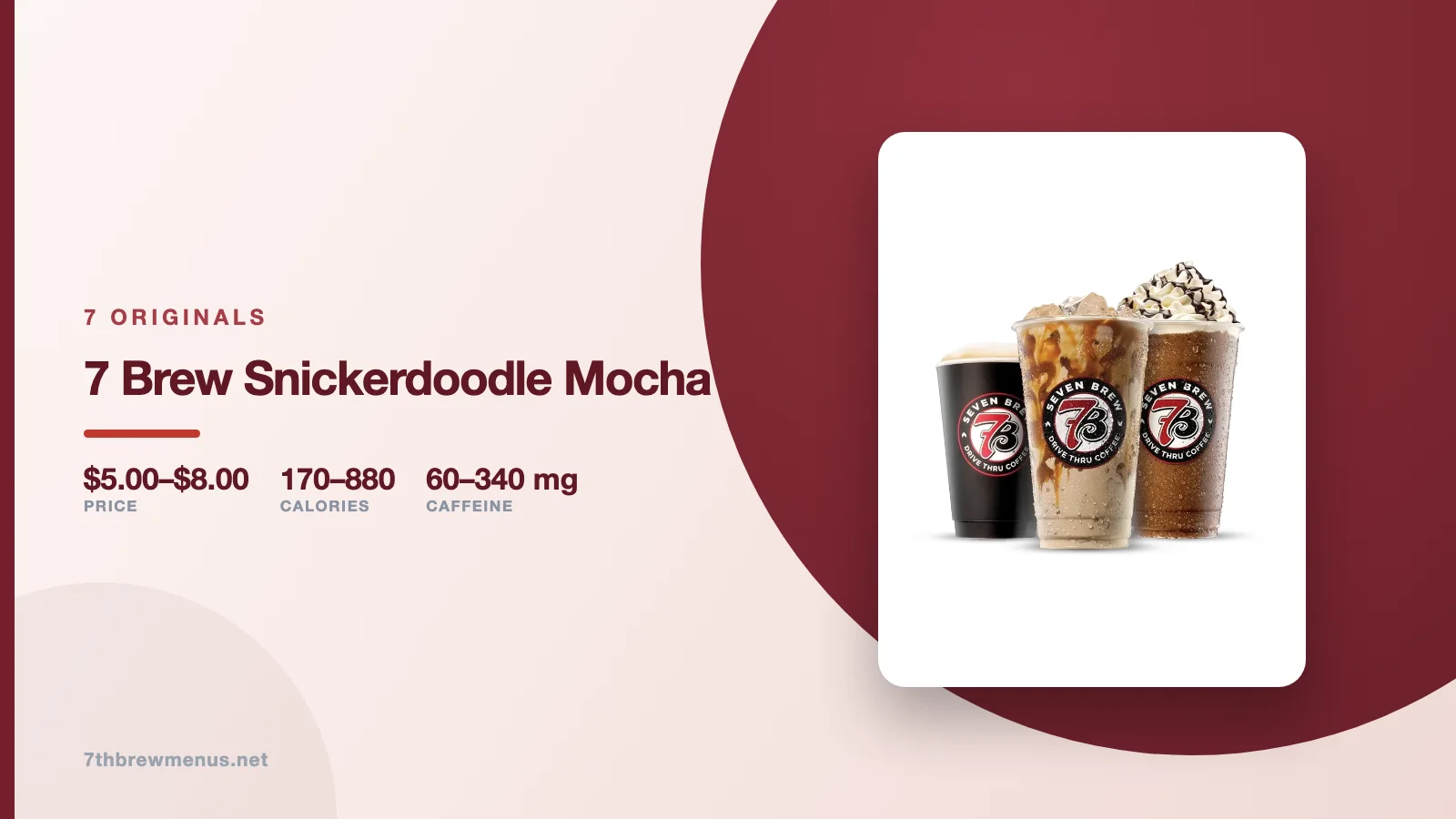 7 brew snickerdoodle mocha