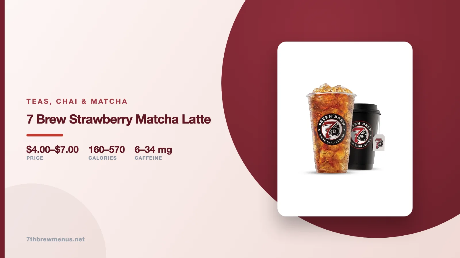 7 brew strawberry matcha latte