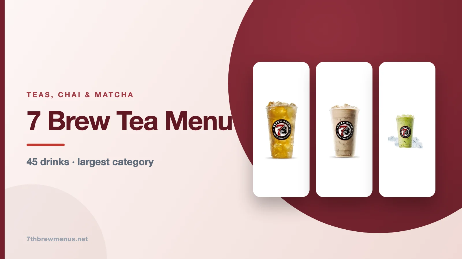 7 brew tea menu