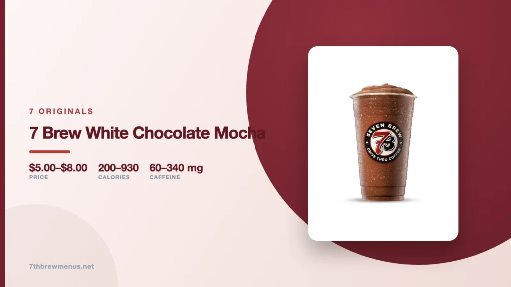 7 Brew White Chocolate Mocha